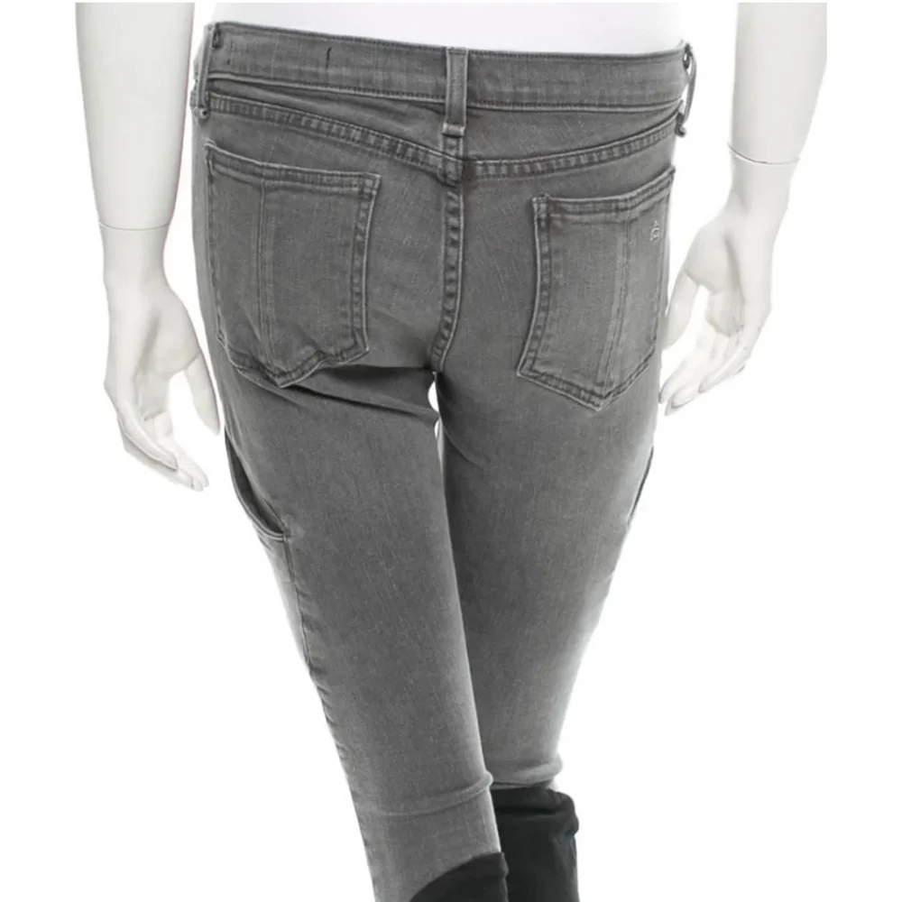 Grey Rag & Bone Rally Moto Cargo Skinny Jeans - Picture 6 of 6